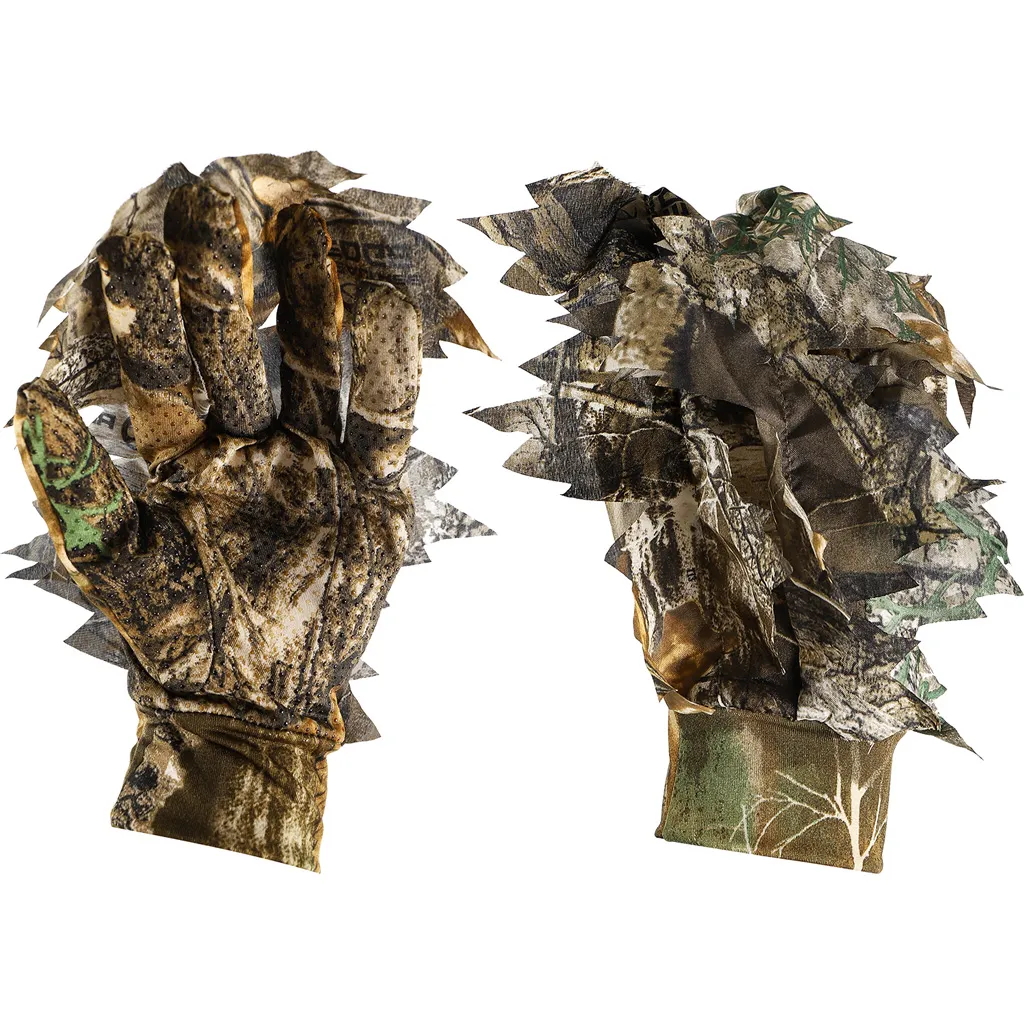 Camo Leafy Gloves - RealTree Edge