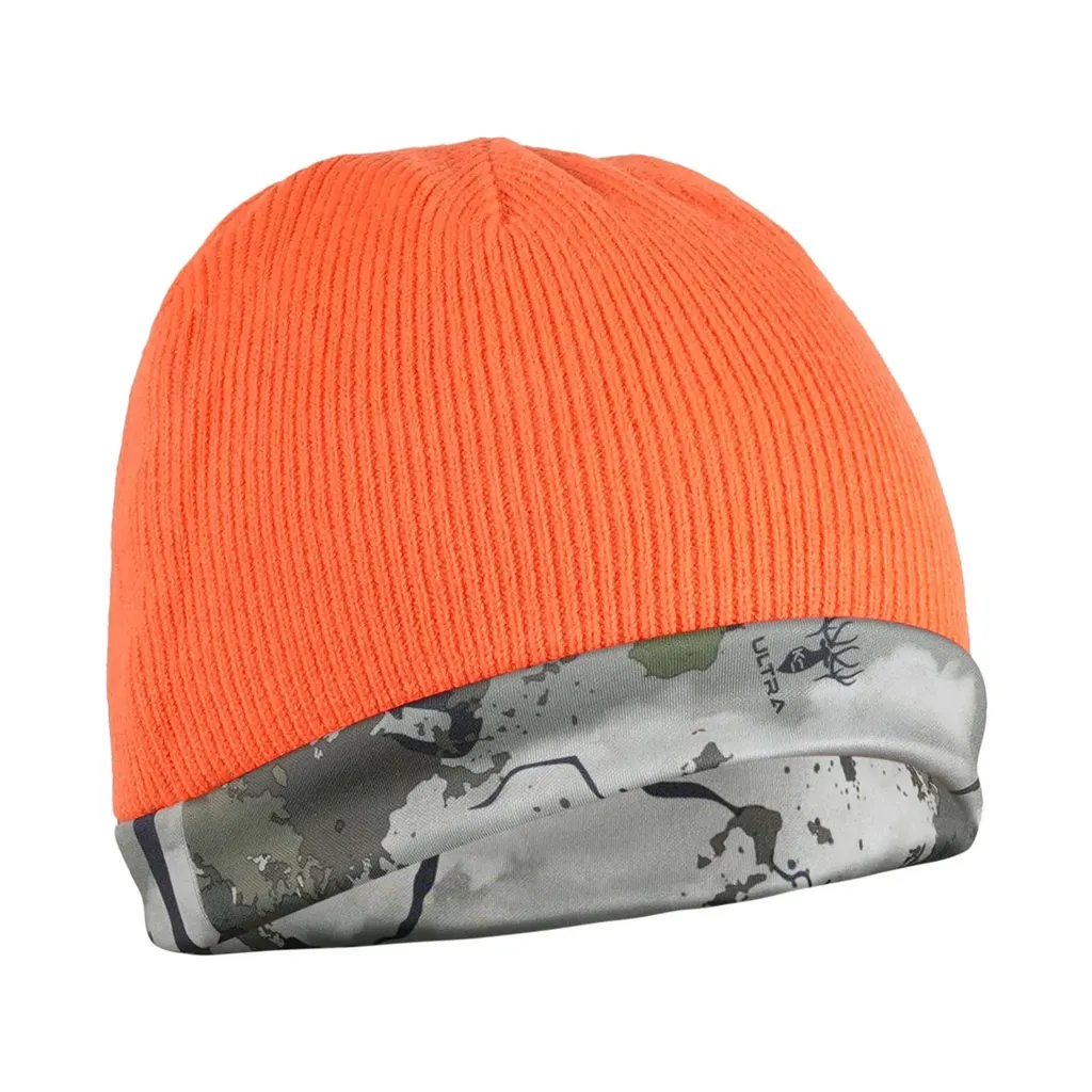 Reversible Poly Beanie - KC Ultra / Blaze Orange