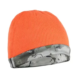 Reversible Poly Beanie - KC Ultra / Blaze Orange
