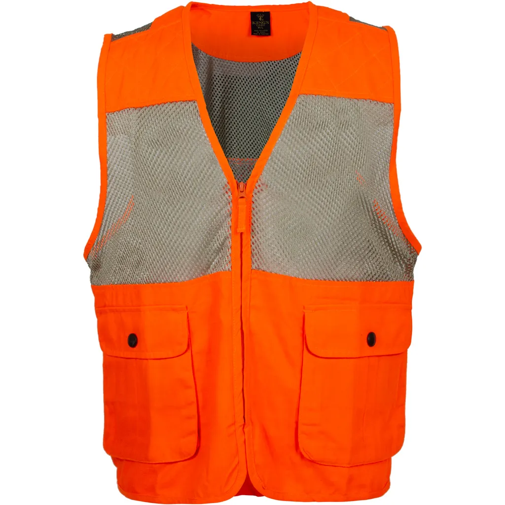 Upland Hunting Vest - Blaze/Khaki