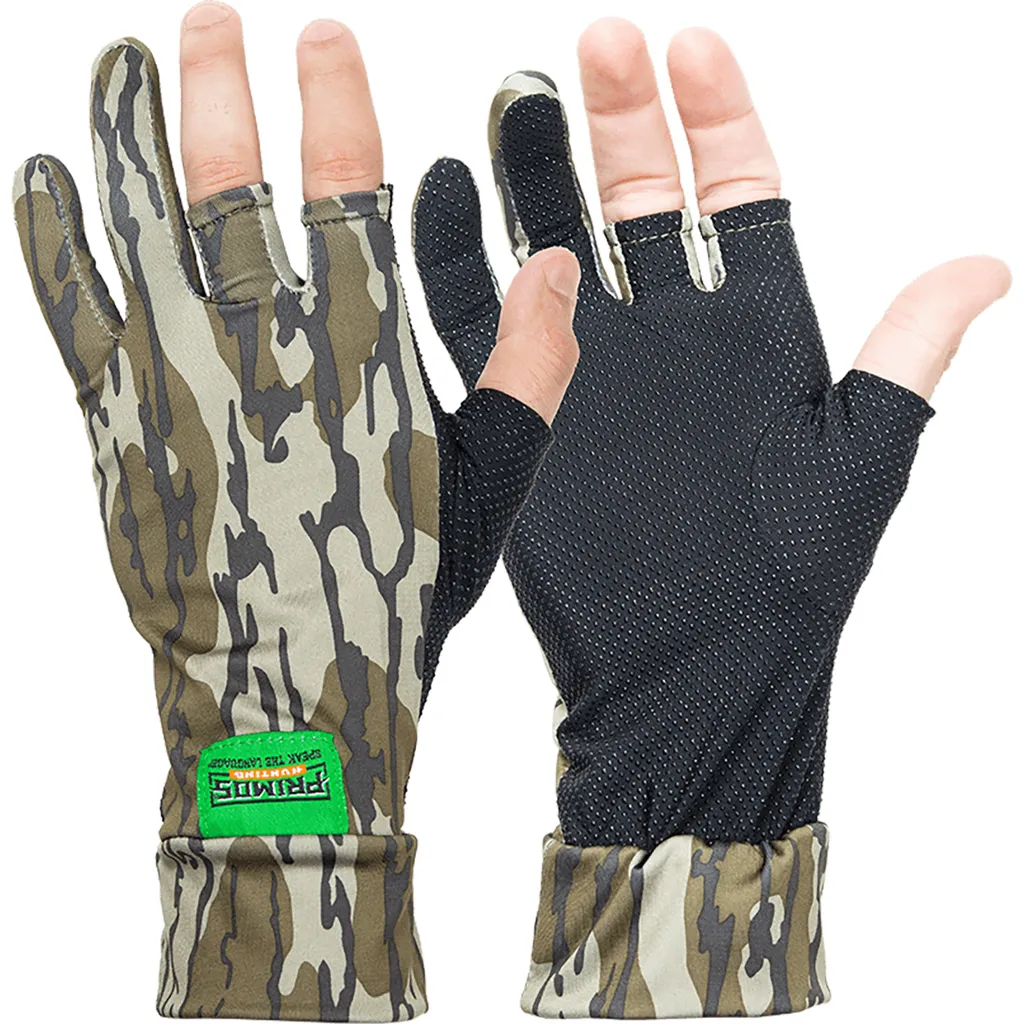 Stretch Fingerless Gloves - Mossy Oak Bottomland
