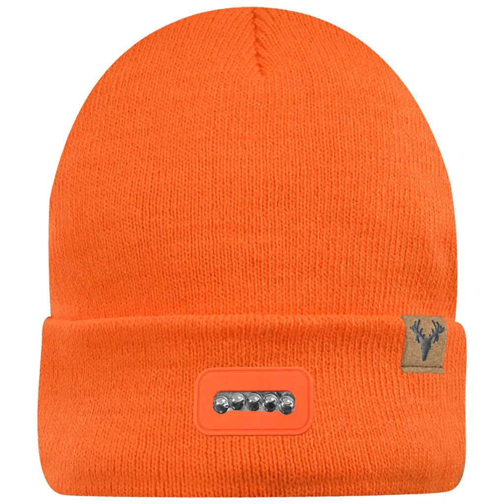 Men's Bolt Lighted Cuff Beanie - Blaze Orange