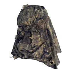 Camo Leafy Face Mask - RealTree Timber