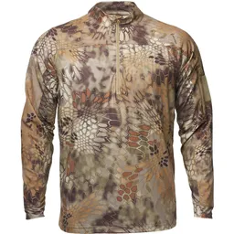 Men's Valhalla Long Sleeve Zip Shirt - Highlander