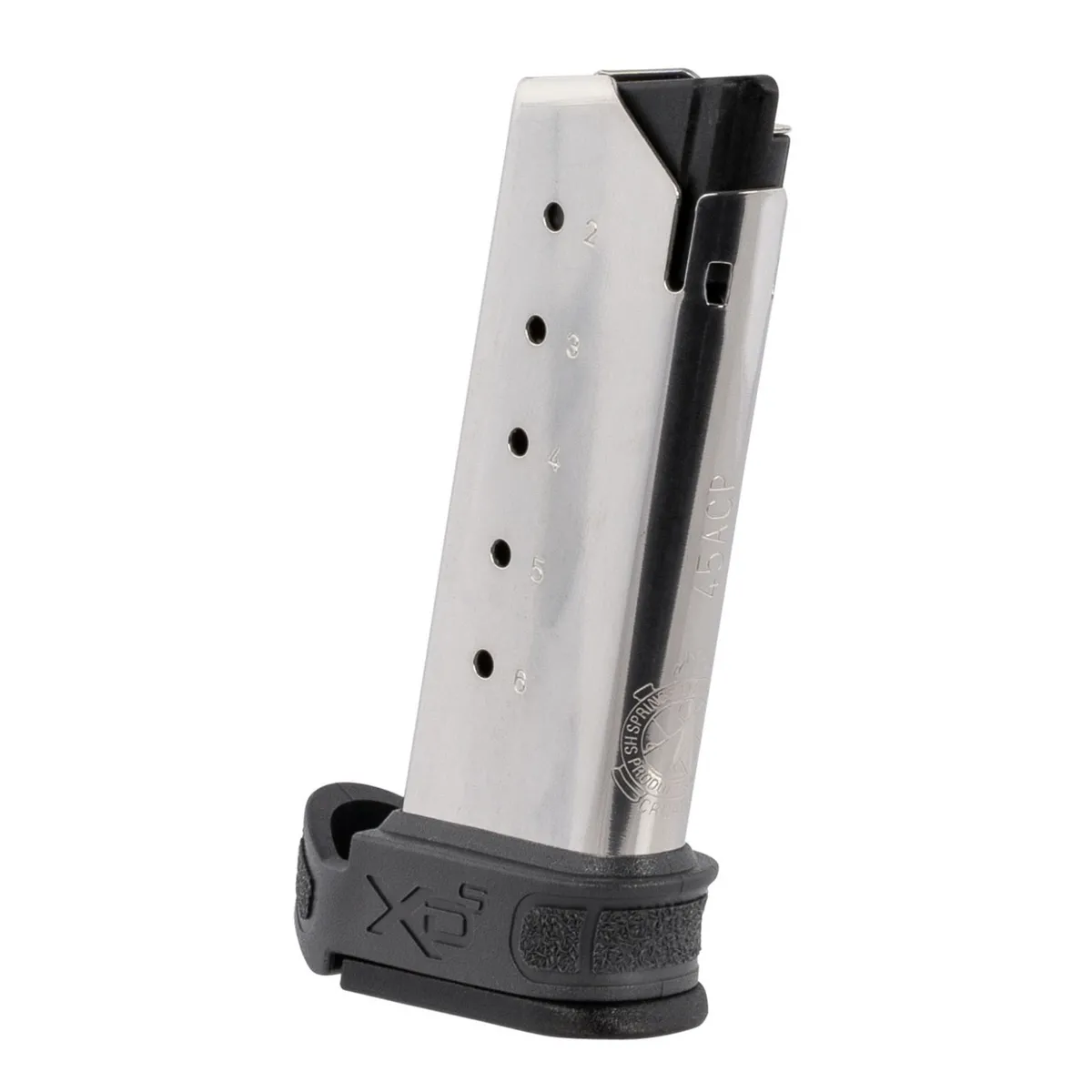 XD-S Mod2 6 Round 45 ACP Magazine - Stainless/Gray
