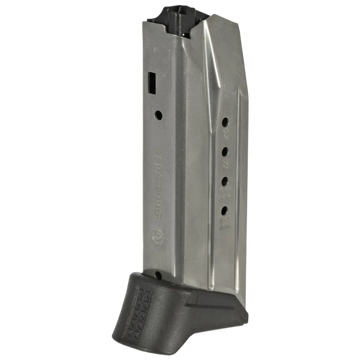 American Pistol 12 Round 9mm Magazine - Nickel