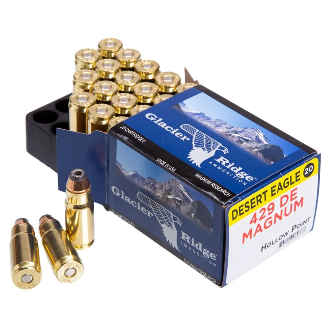 Desert Eagle Jacketed Soft Point 240 gr 429 DE Handgun Ammo - 20 Round Box