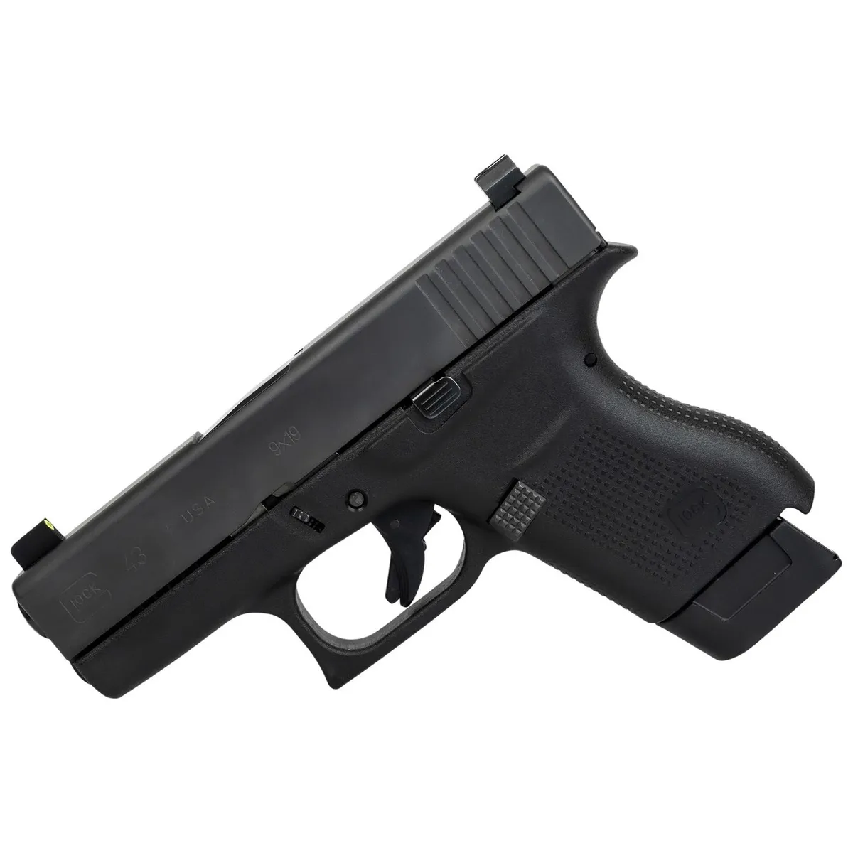 Glock 43 9 Round 9mm Magazine - Black