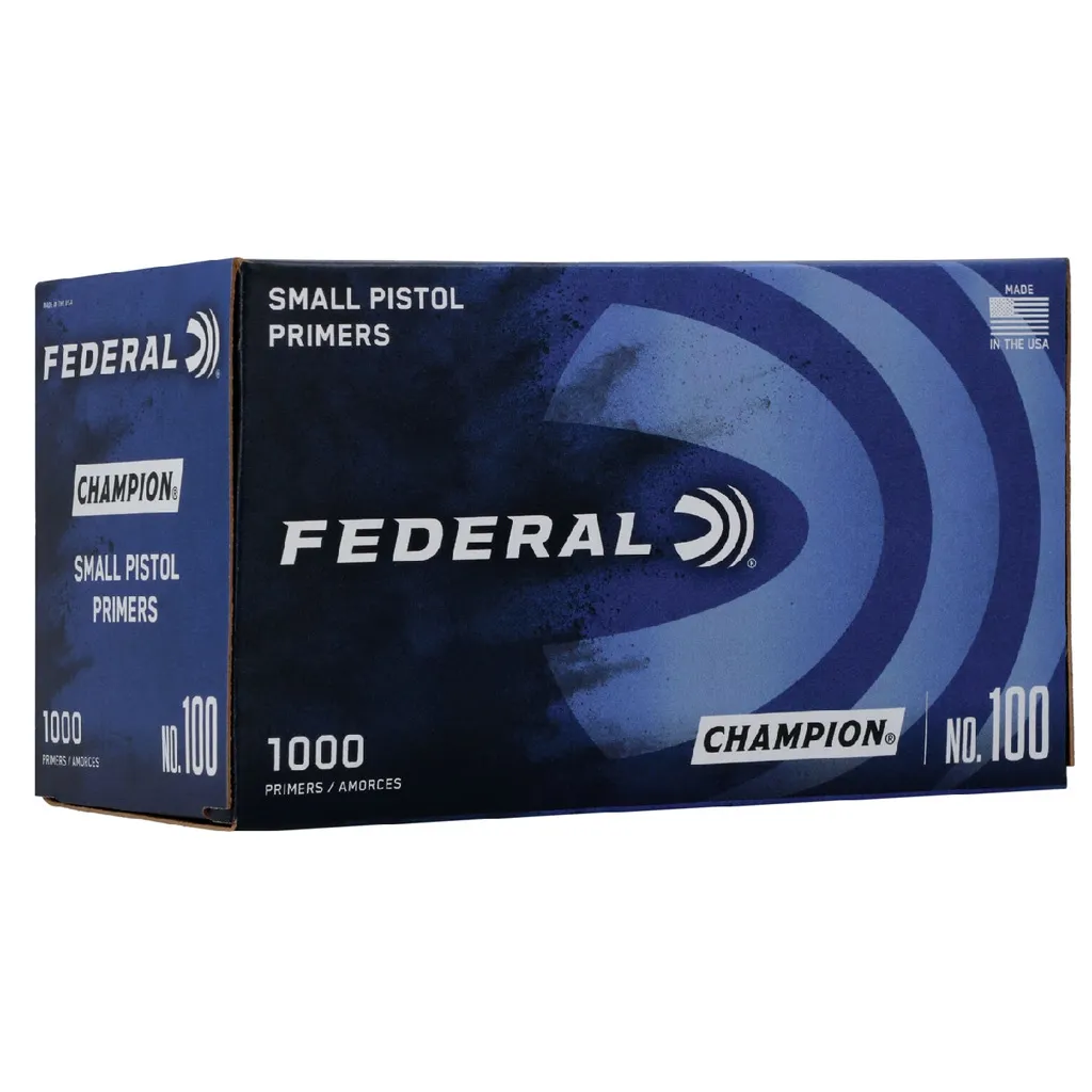Champion Small Pistol Reloading Primers - 1000 Count