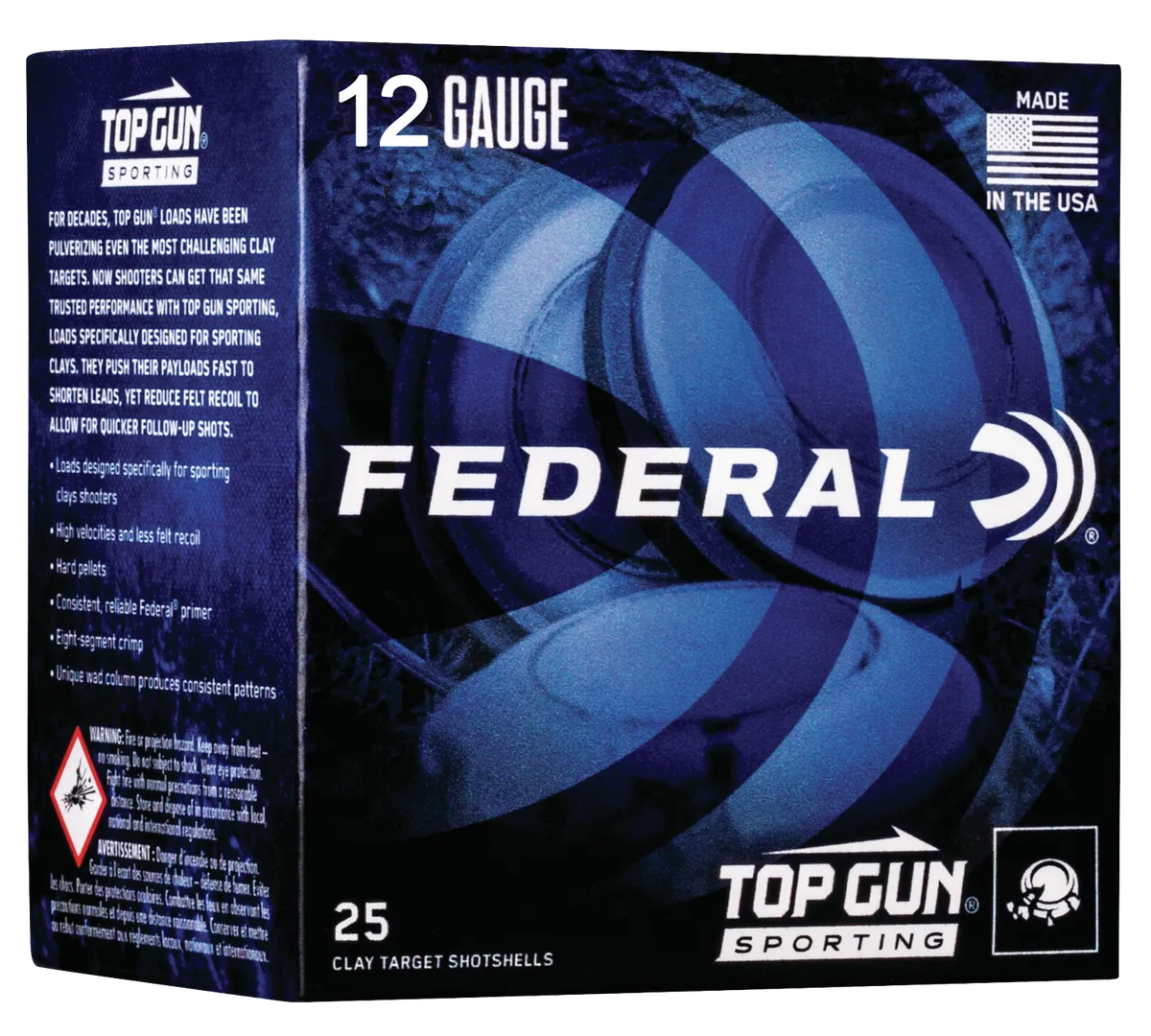 Top Gun #7.5 2.75" 12 Gauge Shotgun Ammo - 25 Round Box