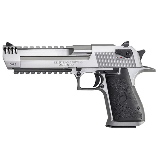 Desert Eagle 6" 7 Round 50 Action Express Pistol with Integral Muzzle Brake - Stainless