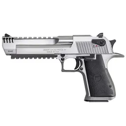 Desert Eagle 6" 7 Round 50 Action Express Pistol with Integral Muzzle Brake - Stainless