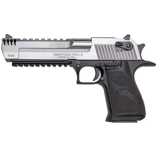 Desert Eagle 6" 7 Round 50 Action Express Pistol - Stainless Slide
