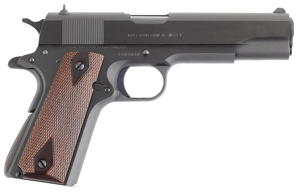 Government Series 70 5" 7 Round 45 ACP Pistol - Black
