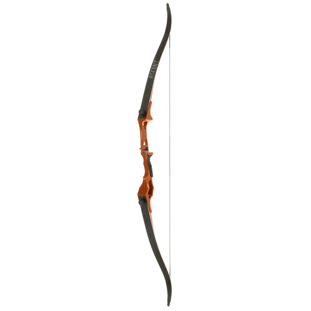 Ascent 58 Inch RH Recurve Bow - Orange