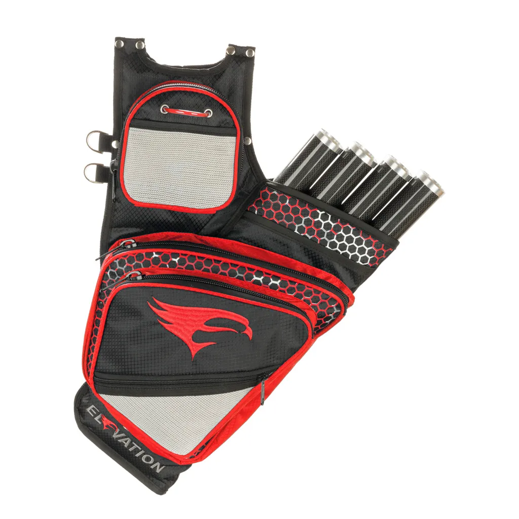 Red - Adrenalin 4 Tube Hip Quiver
