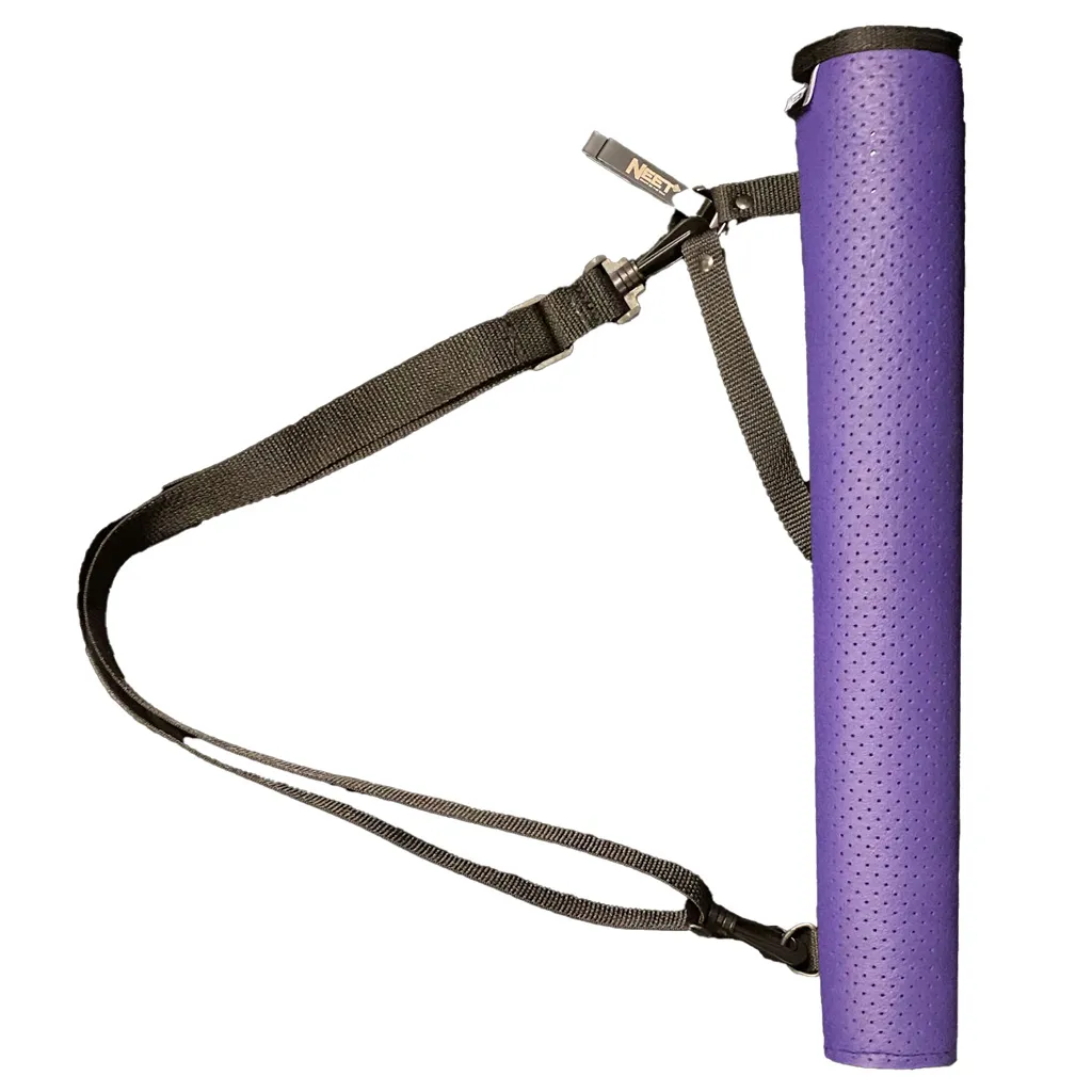 Purple - N-610 Leather Tube Back Quiver