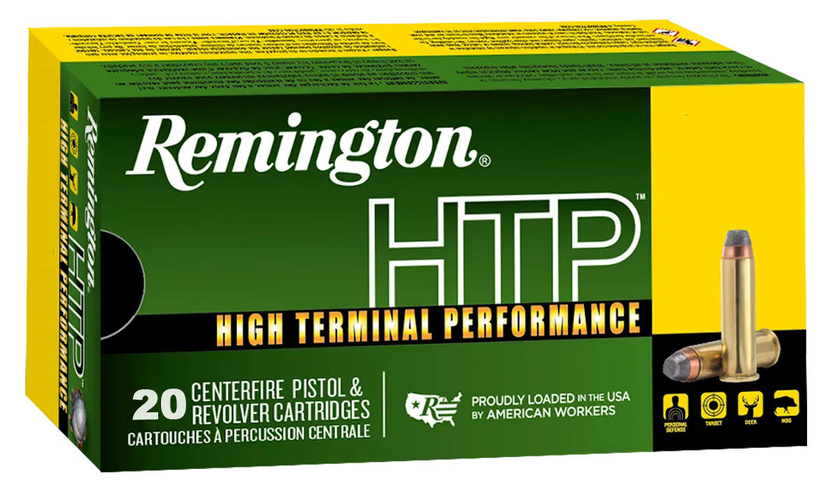 HTP Semi-Jacketed Hollow Point 110 gr 357 Magnum Handgun Ammo - 20 Round Box
