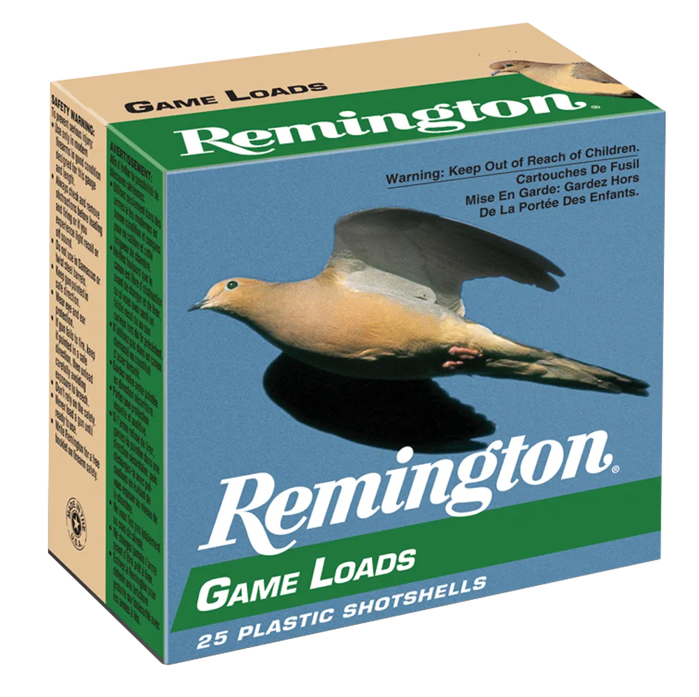 Game Load #7.5 2-3/4" 20 Gauge Shotgun Ammo - 25 Round Box