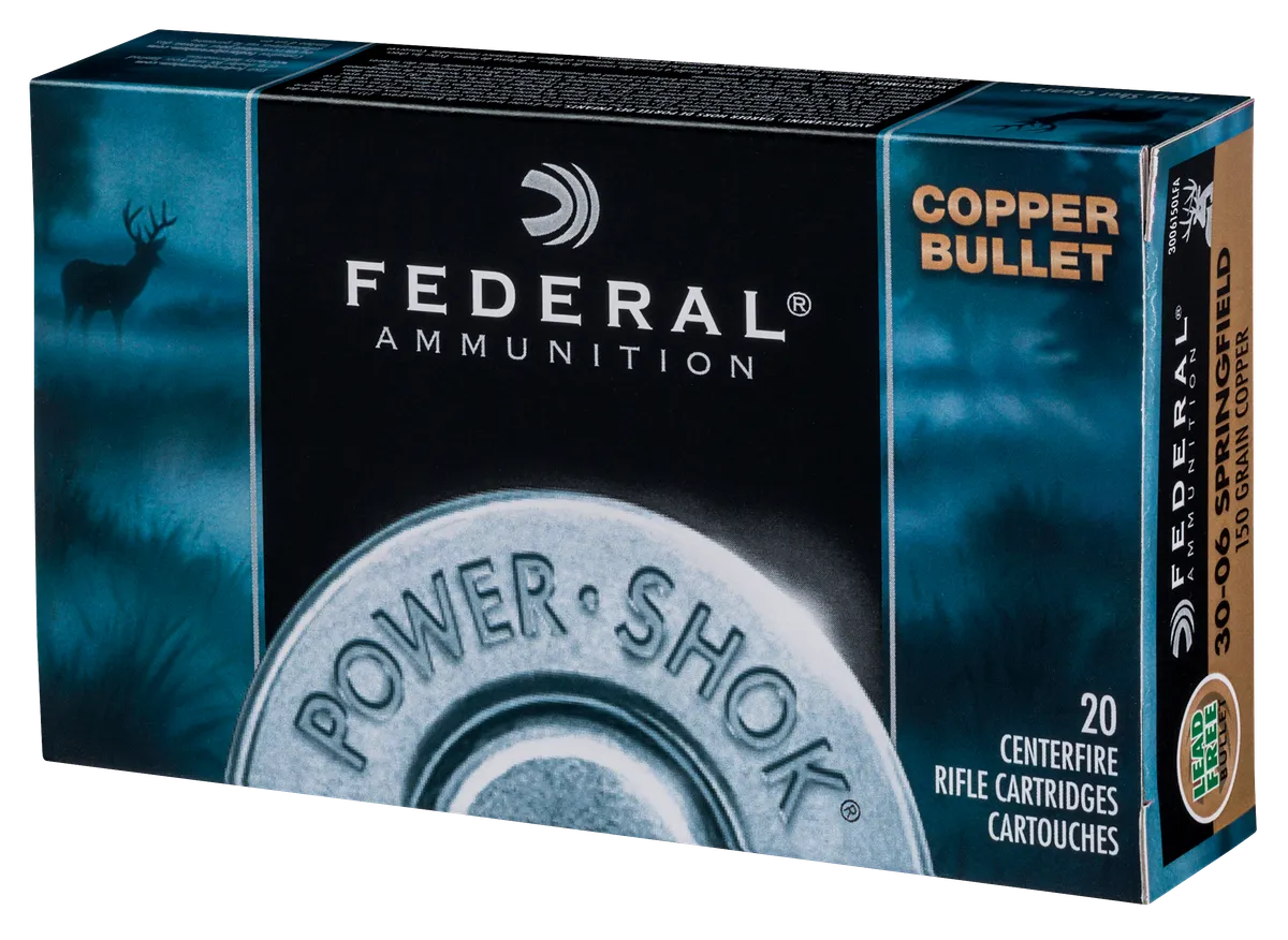 Power-Shok Copper Hollow Point 130 gr 270 Winchester Rifle Ammo - 20 Round Box 