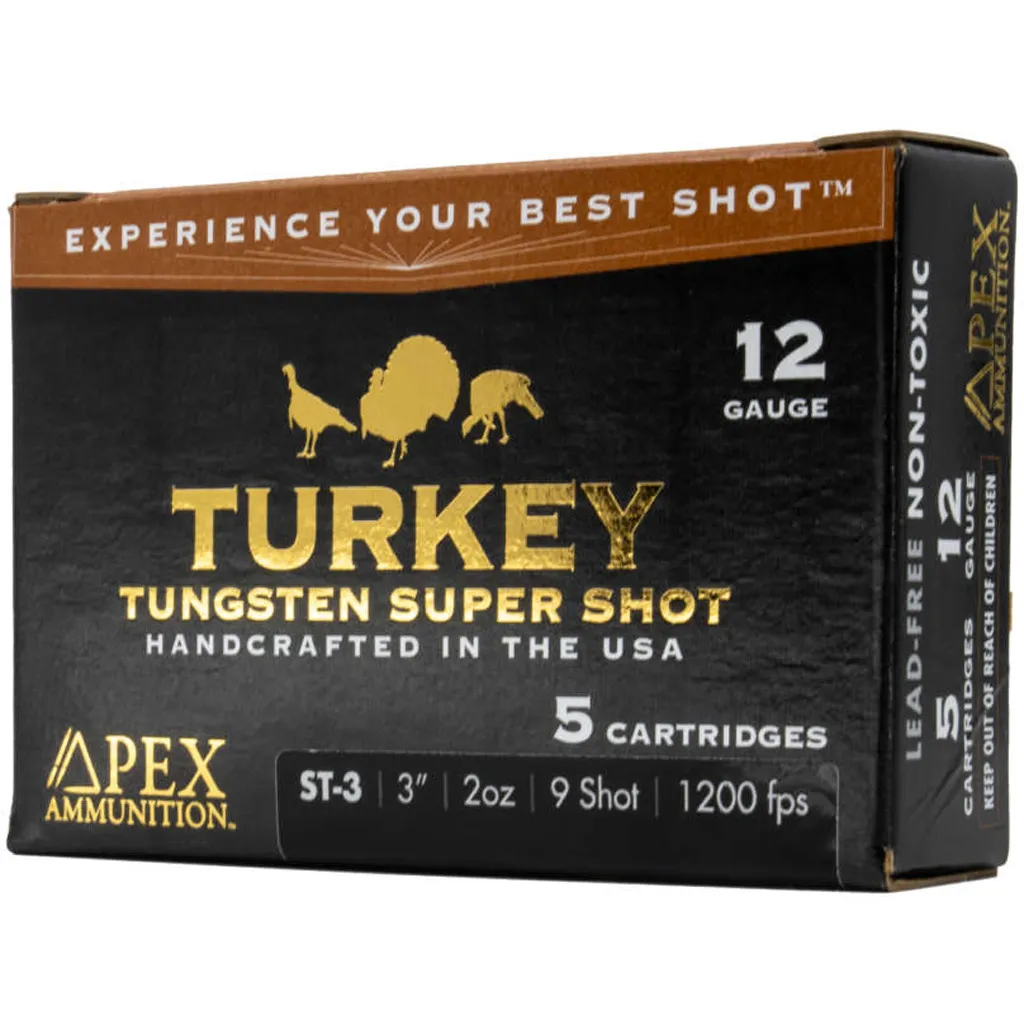Turkey TSS #9 3" 2 oz 12 Gauge Shotgun Ammo - 5 Round Box