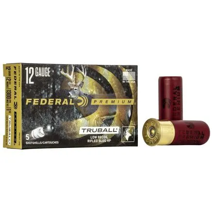 Premium Vital-Shok Rifled Slug 2-3/4" 1300 fps 12 Gauge Shotgun Ammo - 5 Round Box