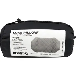 Luxe Camping Pillow - Gray