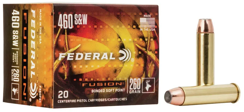 Fusion Soft Point 260 gr 460 S&W Handgun Ammo - 20 Round Box