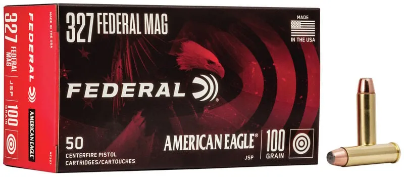 American Eagle Soft Point 100 gr 327 Federal Magnum Handgun Ammo - 50 Round Box