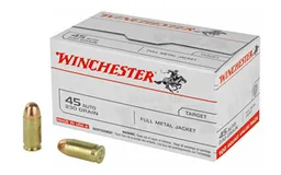 USA Full Metal Jacket 230 gr 45 ACP Handgun Ammo - 100 Round Box