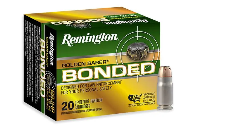 Golden Saber Bonded Jacketed Hollow Point 125 gr 357 Sig Handgun Ammo - 20 Round Box