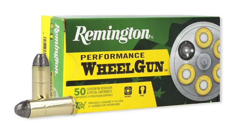 Performance WheelGun Lead Round Nose 250 gr 45 Colt Handgun Ammo - 50 Round Box