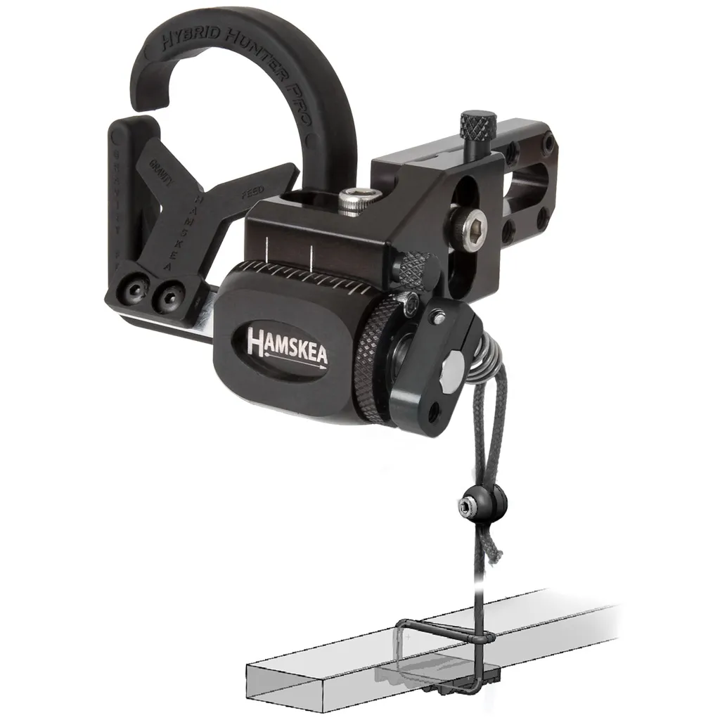 Hybrid Hunter Pro Microtune Arrow Rest - Left Hand - Black