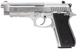 PT92 5" 17 Round 9mm Luger Pistol - Stainless/Black