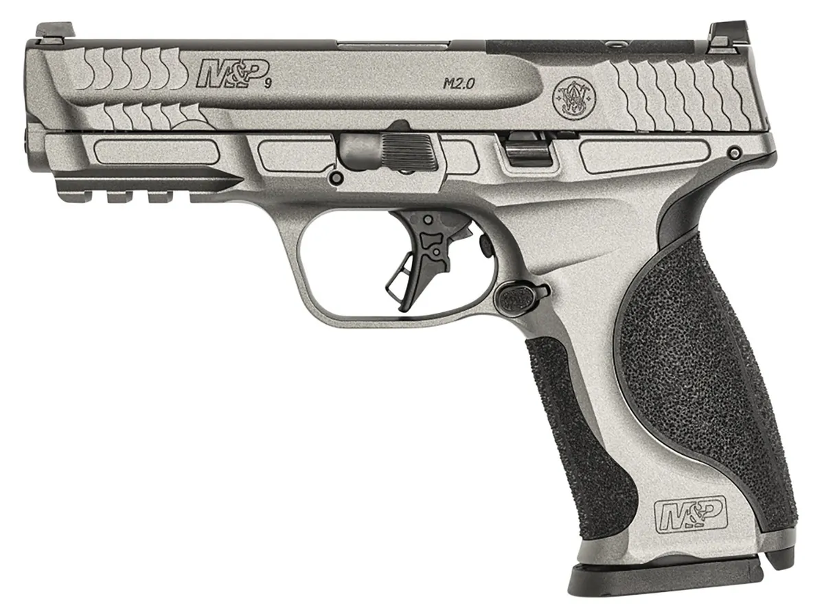 M&P M2.0 Optic Ready 4.25" 17 Round 9mm Luger Pistol - Tungsten Gray