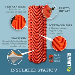 Static V Sleeping Pad - Orange