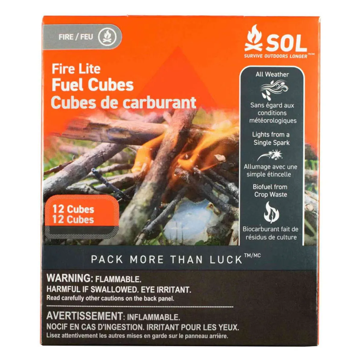 Fire Lite 8 Minute Fuel Cubes - 4 Packs of 12