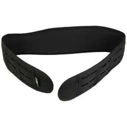 Laser Slim-Grip Padded Belt - Slotted - Black