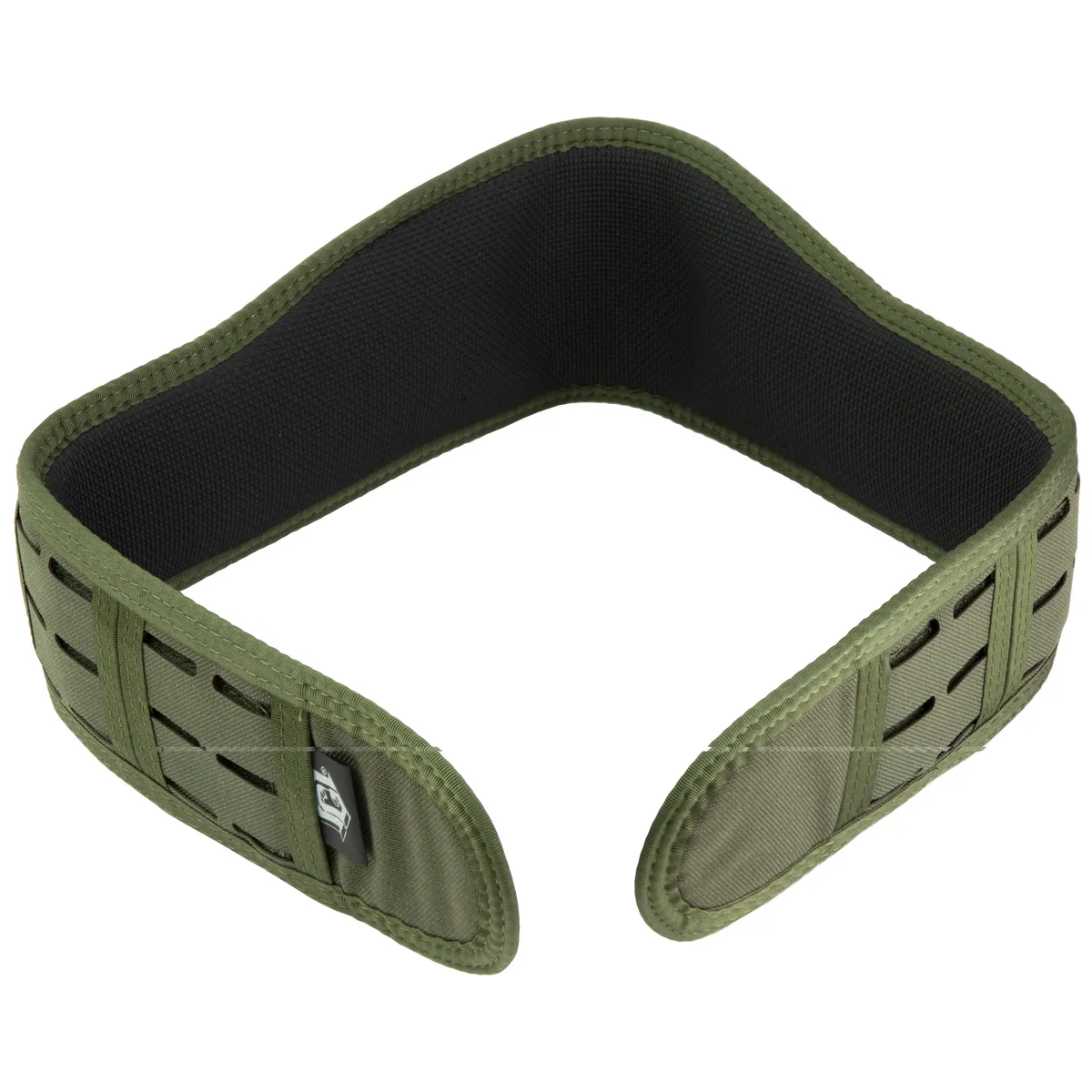 Laser Slim-Grip Padded Belt - Slotted - OD Green
