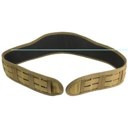 Laser Slim-Grip Padded Belt - Slotted - Coyote Brown