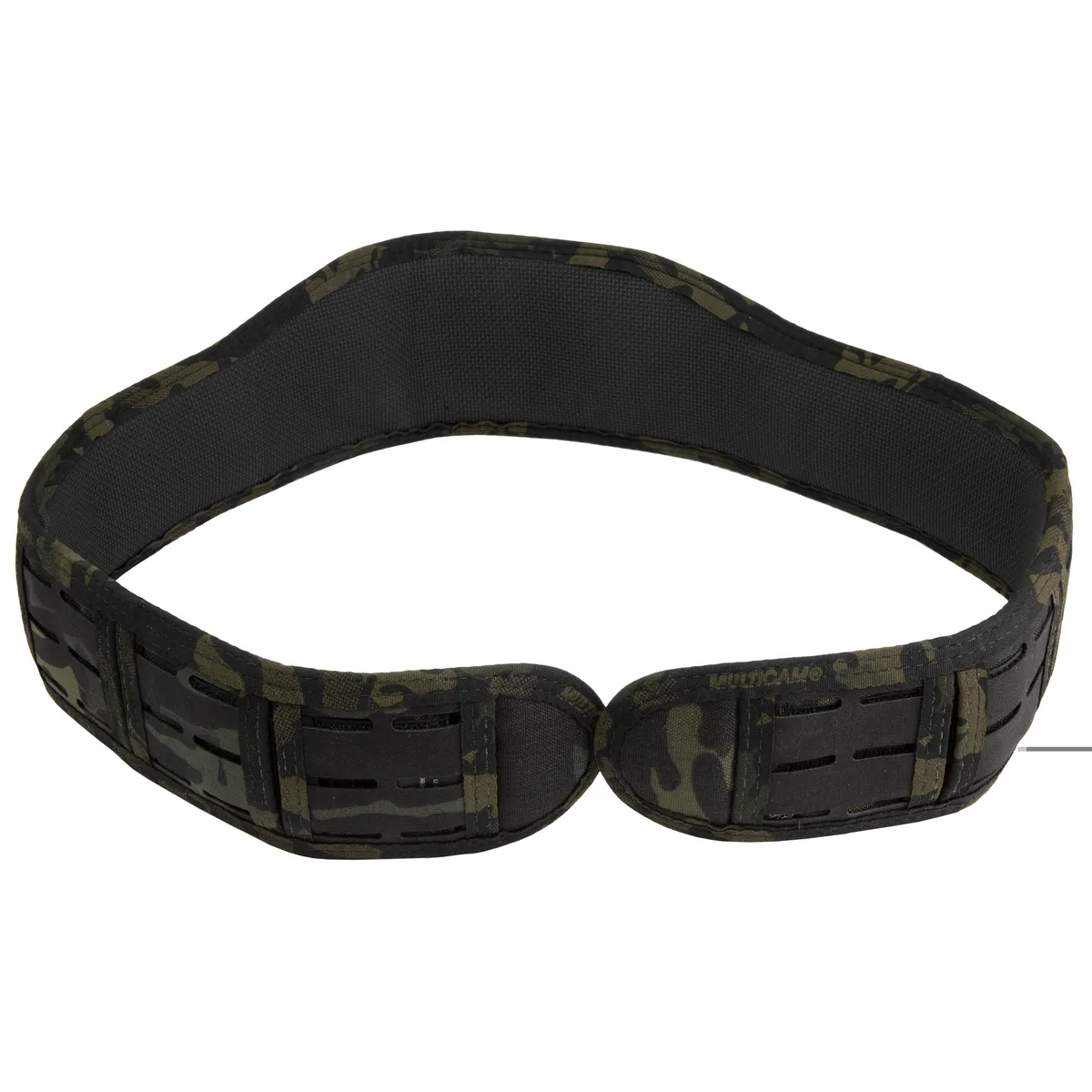Laser Slim-Grip Padded Belt - Slotted - MultiCam Black