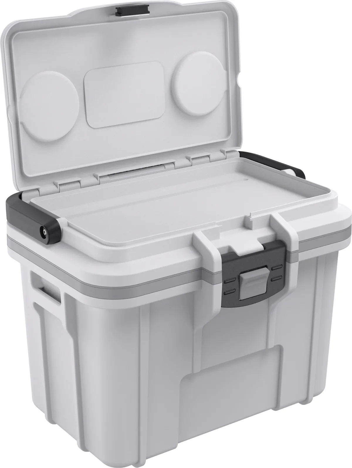 8 Quart Personal Cooler - White/Gray