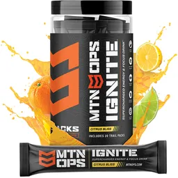 Ignite Energy Drink Trail Packs - 20 Count - Citrus Bliss
