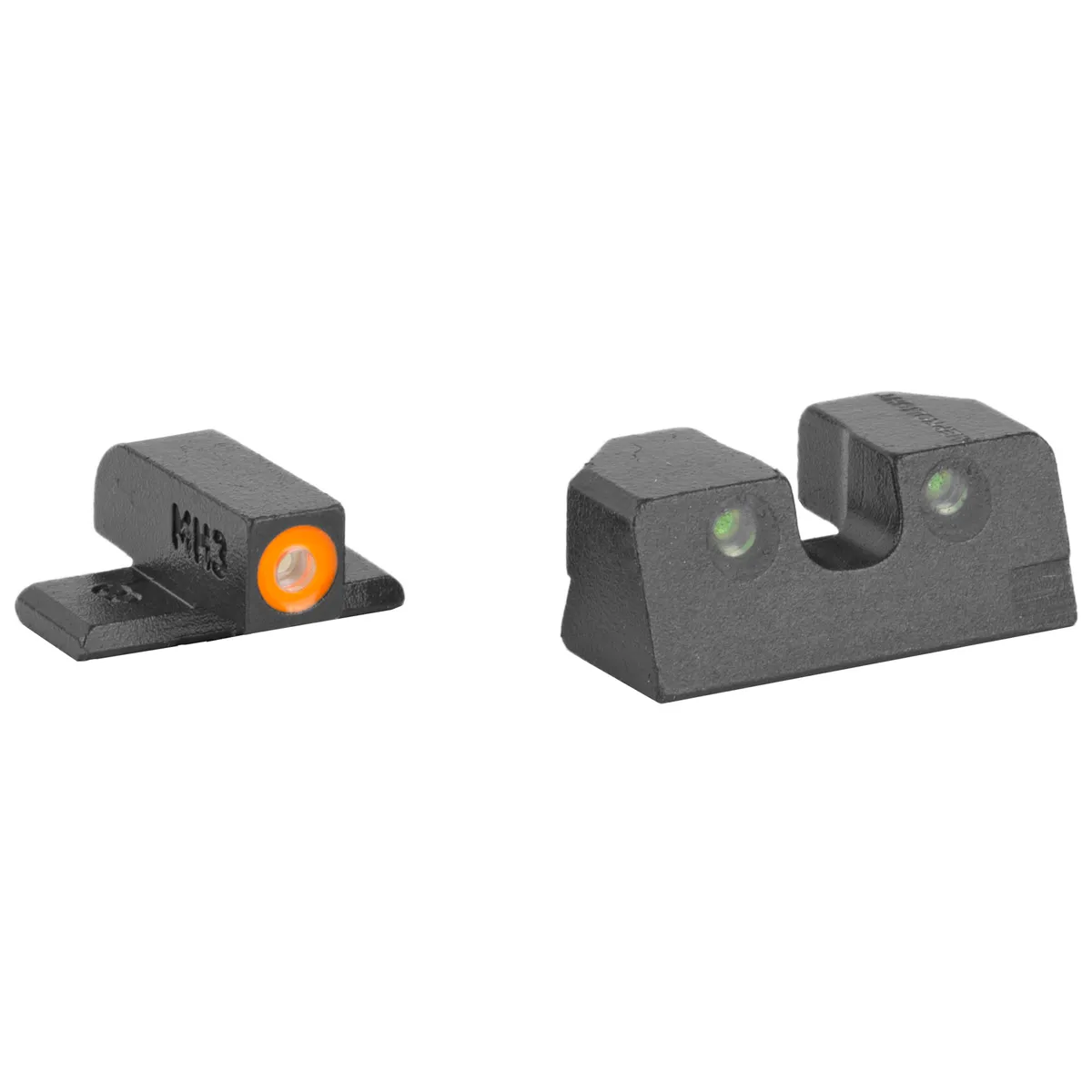 Hyper-Bright Tritium Handgun Sight Set for Sig P-Series - Orange