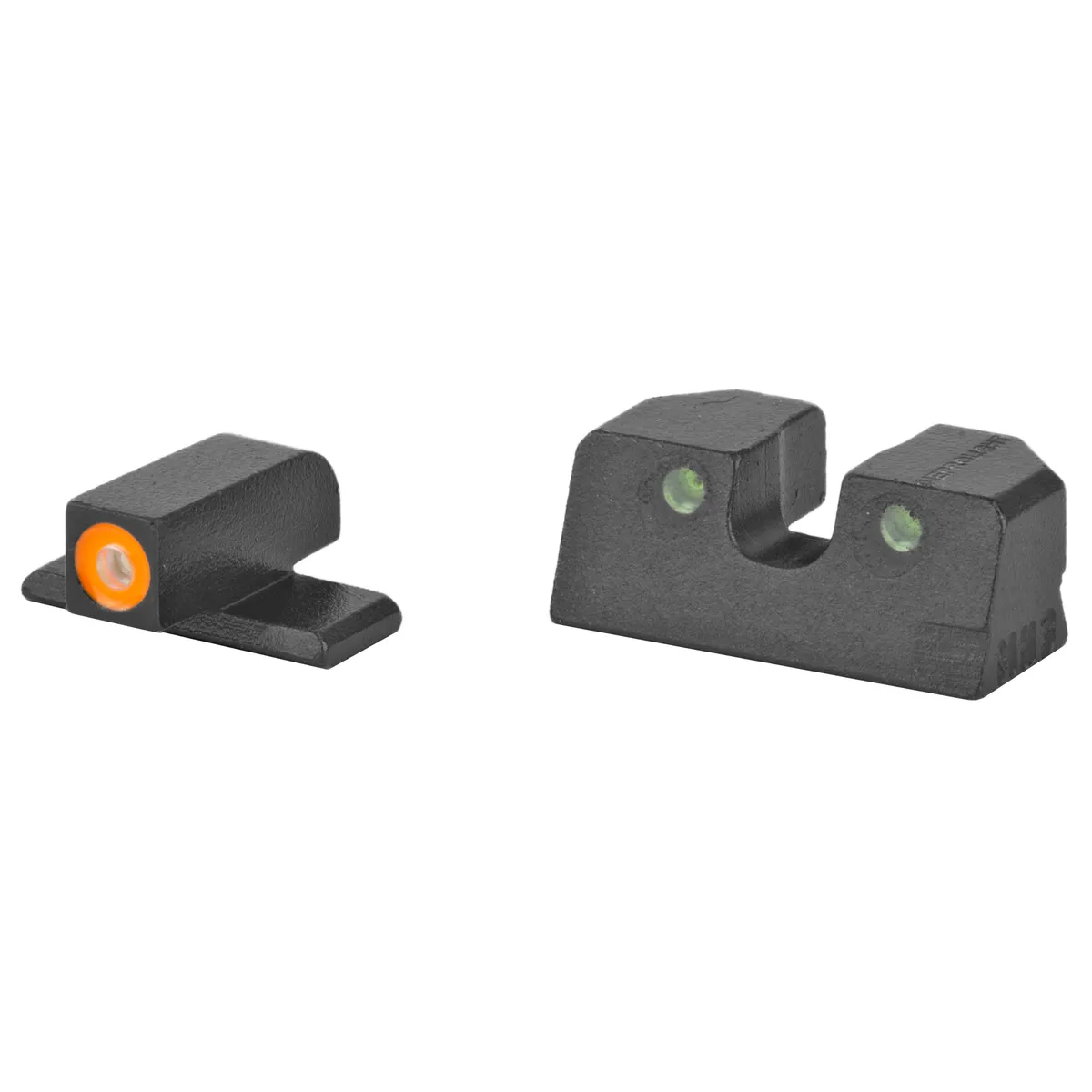 Hyper-Bright Tritium Handgun Sight Set for Sig P-Series - Orange
