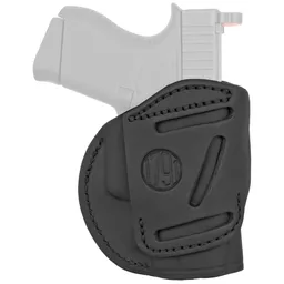 4 Way Concealment & Belt Leather Holster - Left Hand - Stealth Black