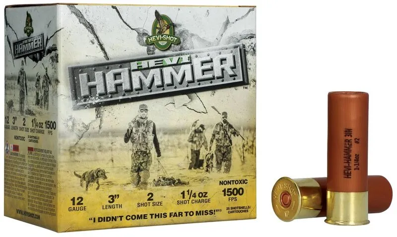 HEVI-Hammer #2 12 Gauge Shotgun Ammo - 25 Round Box