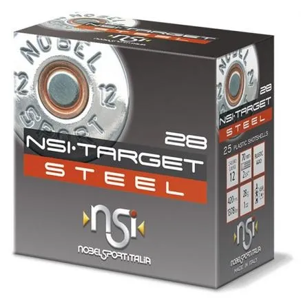 Target Steel #7 12 Gauge Shotgun Ammo - 25 Round Box