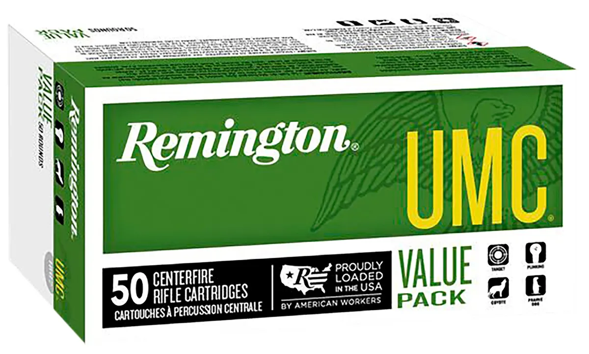 UMC Value Pack Jacketed Hollow Point 50 gr 223 Remington Rifle Ammo - 50 Round Box