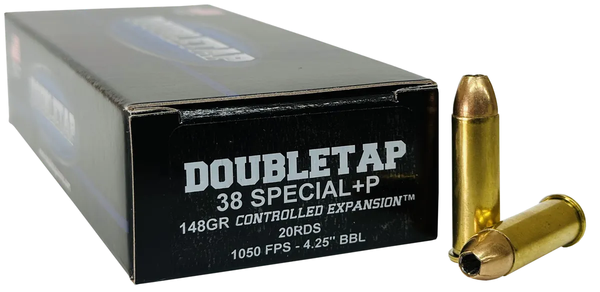 Controlled Expansion Jacketed Hollow Point 148 gr 38 Special Handgun Ammo - 20 Round Box
